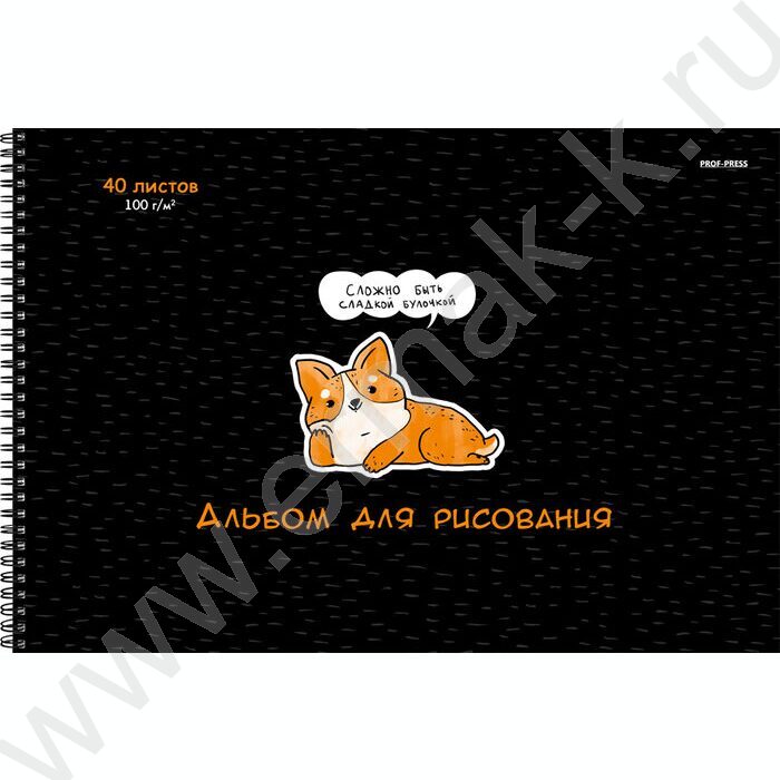 Альбом д/рисования-спираль 40л "Маленькие друзья" /мат.лам, выб.лак/ | Фото 1