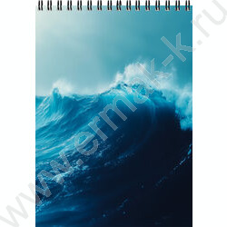 Блокнот  80л А5 спираль "Синее море-1" ассорти NEW | Фото 5