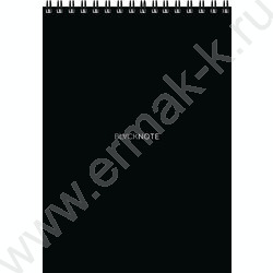 Блокнот  80л А5 спираль "Чёрный цвет-5" ассорти NEW | Фото 2