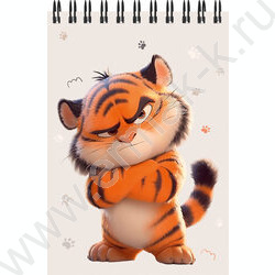 Блокнот  40л А6 спираль "Забавные животные-9" ассорти NEW | Фото 2