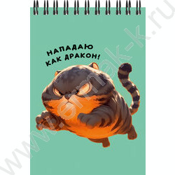 Блокнот  40л А6 спираль "Забавные животные-9" ассорти NEW | Фото 3