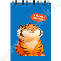 Блокнот  40л А6 спираль "Забавные животные-9" ассорти NEW | Фото 4