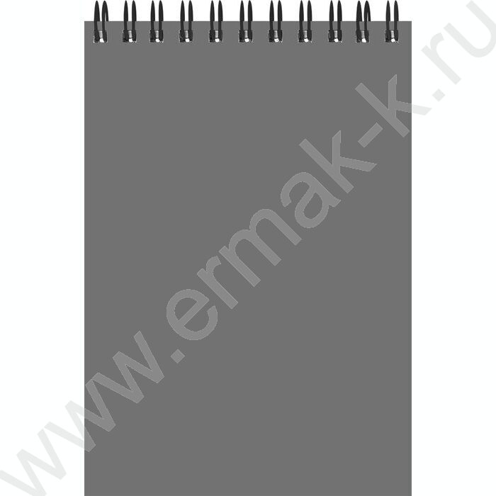 Блокнот  40л А6 спираль "Оттенки серого" ассорти | Фото 2