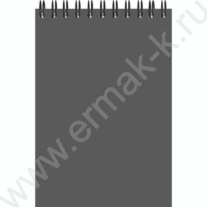 Блокнот  40л А6 спираль "Оттенки серого" ассорти | Фото 3
