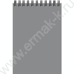 Блокнот  40л А6 спираль "Оттенки серого" ассорти NEW | Фото 5