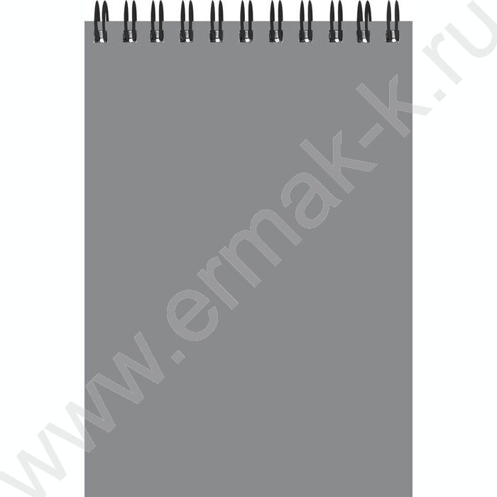 Блокнот  40л А6 спираль "Оттенки серого" ассорти | Фото 5