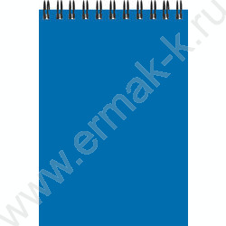 Блокнот  40л А6 спираль "Фактурный синий" ассорти NEW | Фото 2