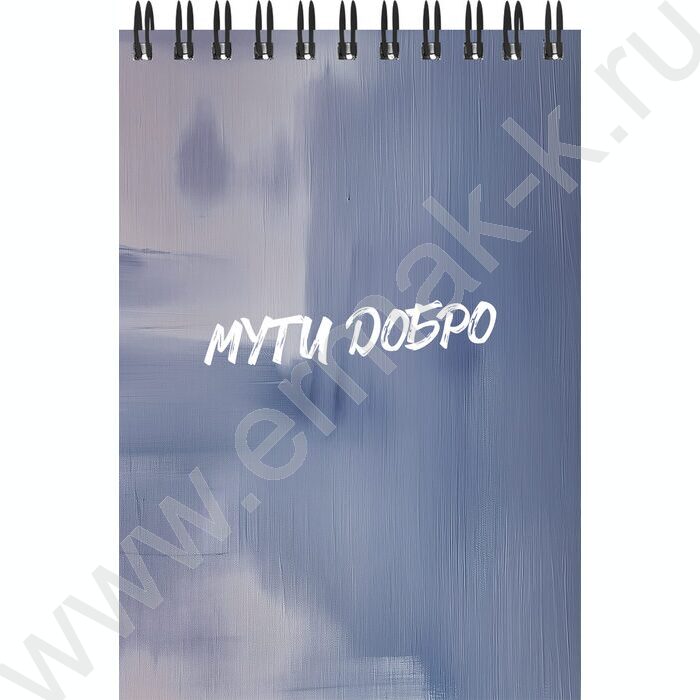 Блокнот  40л А6 спираль "Фразы" ассорти | Фото 3