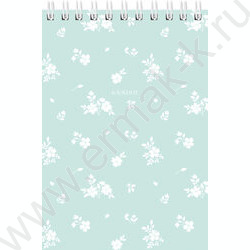 Блокнот  40л А6 спираль "Цветочный паттерн-17" ассорти NEW | Фото 2