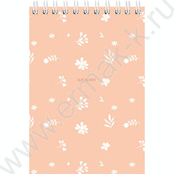 Блокнот  40л А6 спираль "Цветочный паттерн-17" ассорти NEW | Фото 3