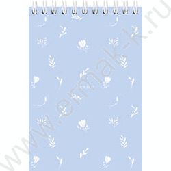 Блокнот  40л А6 спираль "Цветочный паттерн-17" ассорти NEW | Фото 4