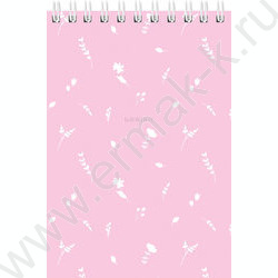 Блокнот  40л А6 спираль "Цветочный паттерн-17" ассорти NEW | Фото 5