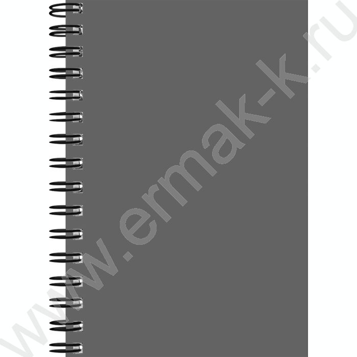 Зап. книжка  80л А6 спираль "Серая обложка" | Фото 2