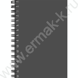 Зап. книжка  80л А6 спираль "Серая обложка" NEW | Фото 3