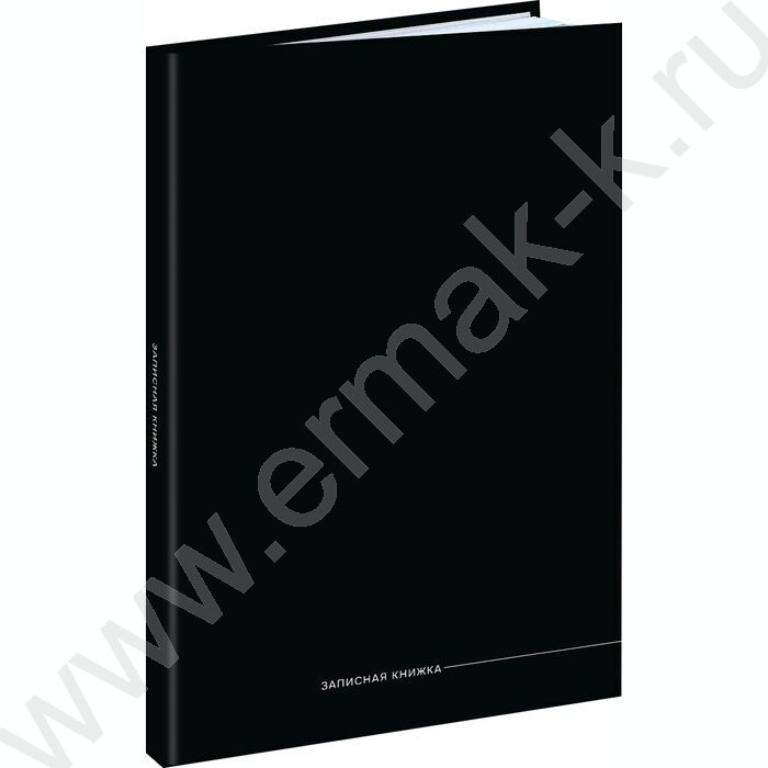 Зап. книжка 160л А4 тв.обл. "Чёрный цвет-9" /глянц.лам/ | Фото 1