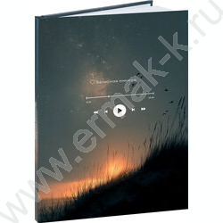 Зап. книжка  80л А5 тв.обл. "Природа и музыка-1" /глянец/лен/ NEW | Фото 1