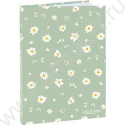 Зап. книжка  80л А5 тв.обл. "Цветочный паттерн-18" /глянец/лен/ NEW | Фото 1