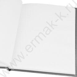 Зап. книжка  80л А5 тв.обл. "Классический серый-2" /глянец/лен/без линовки/ NEW | Фото 3