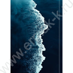 Зап. книжка  80л А5 тв.обл. "Морские волны-1" /глянец/лен/без линовки/ NEW | Фото 4