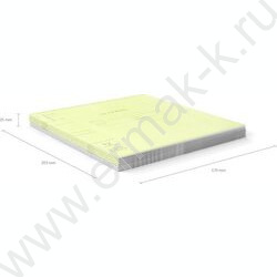 Тетрадь  12л клетка с пластиковой обложкой "Классика CoverPrо Neon" /желтый NEW | Фото 5