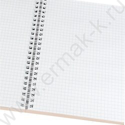 Зап. книжка 120л А5 тв.обл.,спираль "Бежевый минимализм" /глянец/ NEW | Фото 2