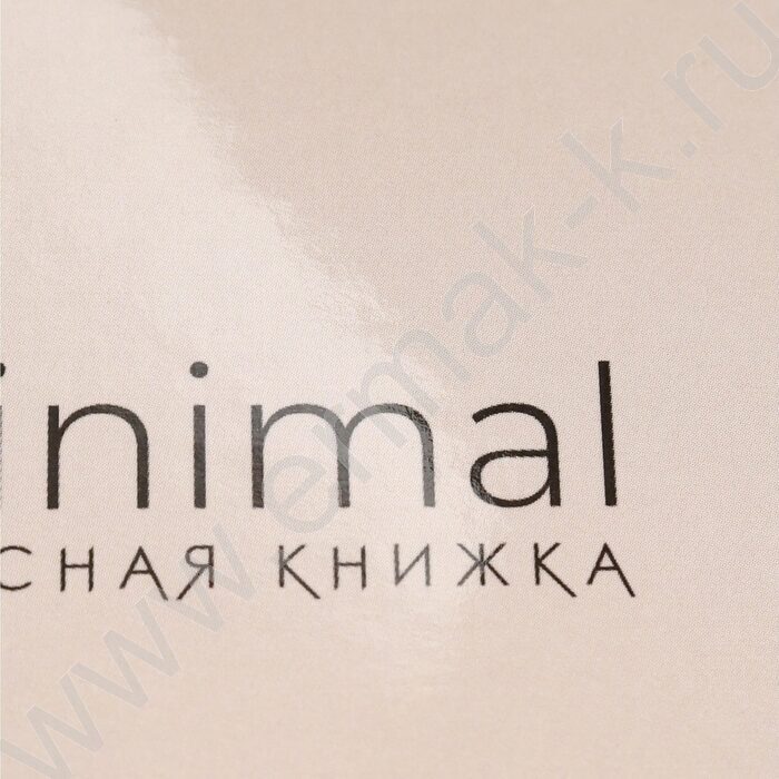 Зап. книжка 120л А5 тв.обл.,спираль "Бежевый минимализм" /глянец/ | Фото 4