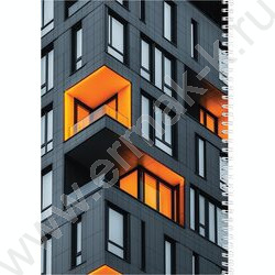 Тетрадь  96л А4 клетка/спираль "Архитектура и свет-1" /твин-лак/ NEW | Фото 3