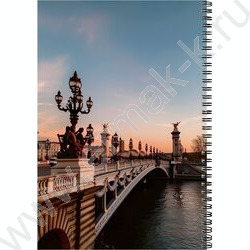 Тетрадь  96л А4 клетка/спираль "Архитектурные шедевры-1" /твин-лак/ NEW | Фото 3