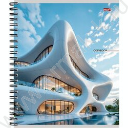 Тетрадь  48л клетка/спираль "Необычная архитектура" ассорти NEW | Фото 2