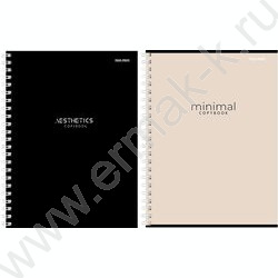 Тетрадь  48л клетка/спираль "Минималистичный дизайн" /мат.лам/ ассорти NEW | Фото 1