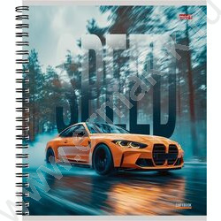 Тетрадь  80л клетка/спираль "Автомобили и природа" ассорти NEW | Фото 2