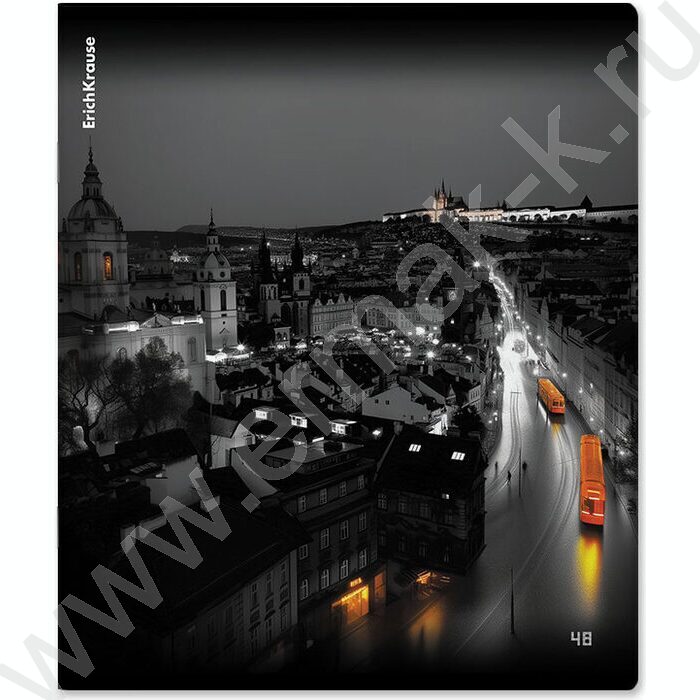 Тетрадь  48л клетка "Urban Lights" /глянц.лам. /ассорти | Фото 2