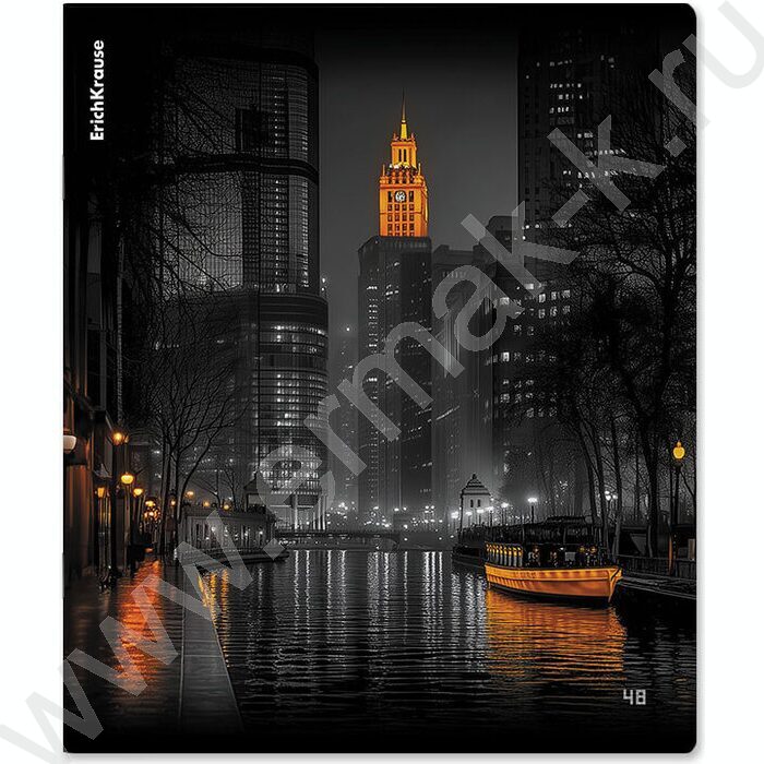 Тетрадь  48л клетка "Urban Lights" /глянц.лам. /ассорти | Фото 6