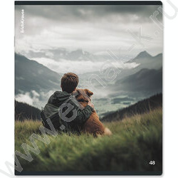 Тетрадь  48л клетка "Friends" /глянц.лам. /ассорти NEW | Фото 5