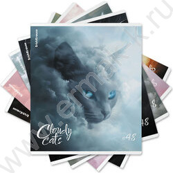 Тетрадь  48л клетка "Cloudy Cats" /мат.лам. /ассорти NEW | Фото 9