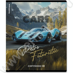 Тетрадь  48л клетка "Retro Cars" /мат.лам. /ассорти NEW | Фото 4