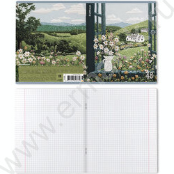 Тетрадь  48л клетка "Fancy Field" /твин-лак /ассорти NEW | Фото 7