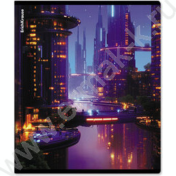 Тетрадь  48л клетка "Futuristic" /твин-лак /ассорти NEW | Фото 3