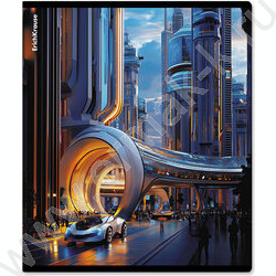 Тетрадь  48л клетка "Futuristic" /твин-лак /ассорти NEW | Фото 5