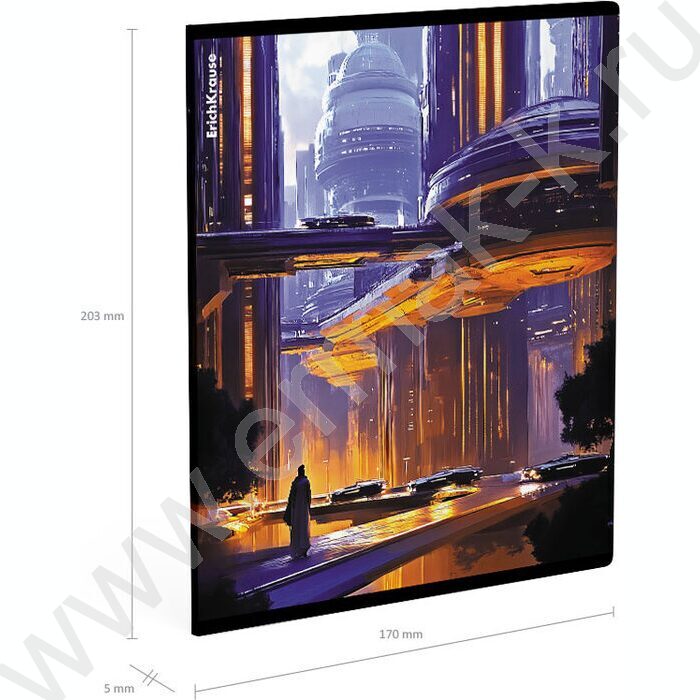 Тетрадь  48л клетка "Futuristic" /твин-лак /ассорти | Фото 8