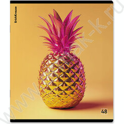 Тетрадь  48л клетка "Glow Food" /мат.лам. + выбор. УФ-лак /ассорти NEW | Фото 6