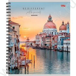 Тетрадь  80л клетка/спираль "Красивые городские виды" ассорти NEW | Фото 2