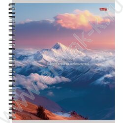 Тетрадь  96л клетка/спираль "Красивые горы-1" ассорти NEW | Фото 4
