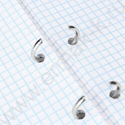 Тетрадь  80л клетка/кольца "Минималистичный дизайн-7" /глянец/лён NEW | Фото 4