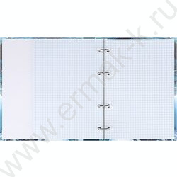 Тетрадь  80л клетка/кольца "Не усложняй" /глянец/лён NEW | Фото 3