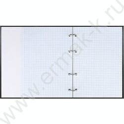 Тетрадь  80л клетка/кольца "Однотонная классика-1" /глянец/лён NEW | Фото 3
