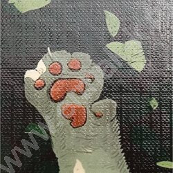 Тетрадь  80л клетка/кольца "Солнечный котик в траве" /глянец/лён NEW | Фото 6