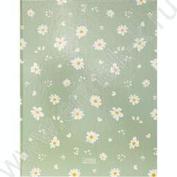 Тетрадь  80л клетка/кольца "Цветочный паттерн-15" /глянец/лён NEW | Фото 2