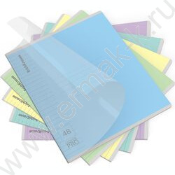 Тетрадь  48л А5+ линейка/пластик обл./ "Классика" /ассорти NEW | Фото 1