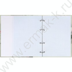 Тетрадь  80л клетка/кольца "Нежные цветы-19" /мат.лам./выб.лак./ NEW | Фото 3